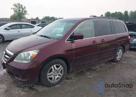2007 Honda Odyssey Ex from USA, damaged, VIN 5FNRL38407B057169